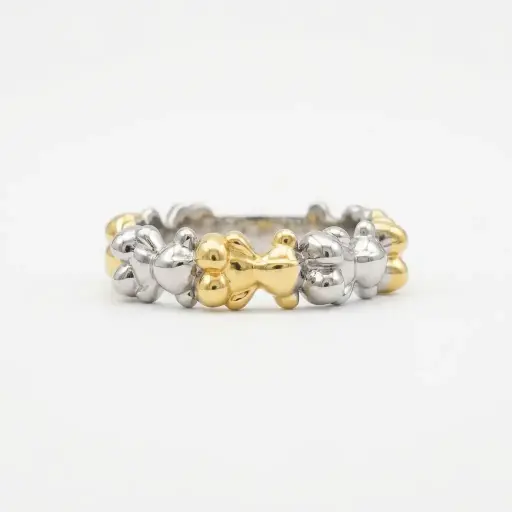 Anillo con diseño de ositos pequeños (Inspiración Tous)