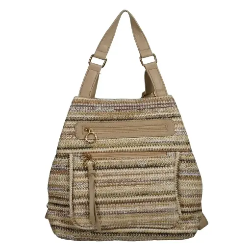 Mochila Misako de rafia divanci