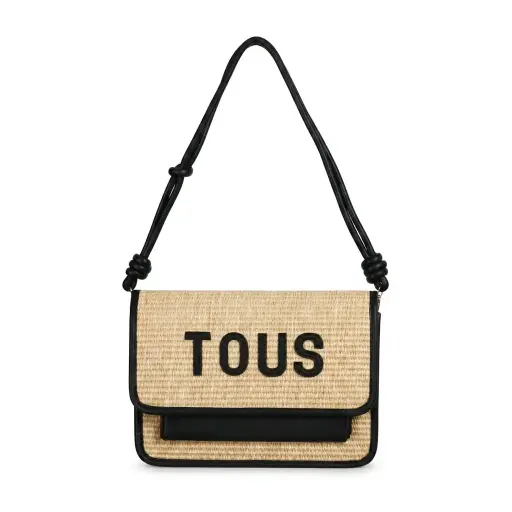 Bolso bandolera Audree La Rue New rafia (Inspiración Tous)