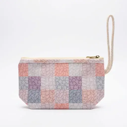 Neceser estampado playero multicolor