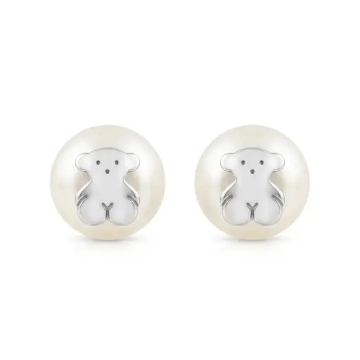 Pendientes Icon Pearl con motivo de oso (Inspiración Tous)